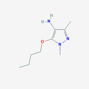 5-Butoxy-1,3-dimethyl-1h-pyrazol-4-amine