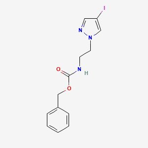 benzyl N-[2-(4-iodo-1H-pyrazol-1-yl)ethyl]carbamate