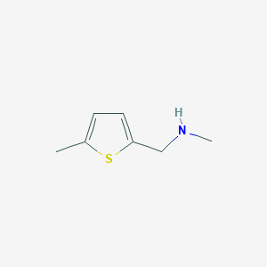 molecular formula C7H11NS B1348676 N-methyl-1-(5-methylthiophen-2-yl)methanamine CAS No. 82230-49-7