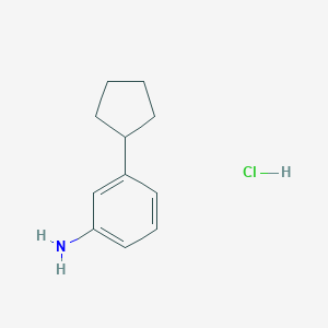 3-Cyclopentylaniline hydrochloride