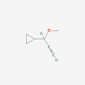 (1-Methoxyprop-2-yn-1-yl)cyclopropane