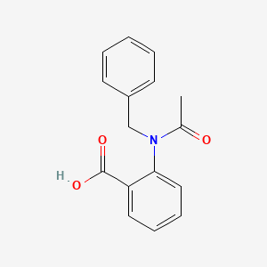 molecular formula C16H15NO3 B13486809 N-acetyl-N-benzylanthranilic acid 