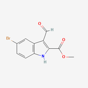 Methyl 5-bromo-3-formyl-1h-indole-2-carboxylate