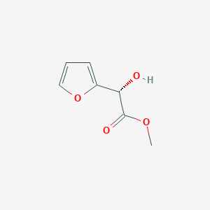 (As)-a-hydroxy-2-furanacetic acid methyl ester