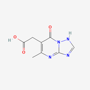 (5-Methyl-7-oxo-4,7-dihydro-[1,2,4]triazolo[1,5-a]pyrimidin-6-yl)-acetic acid