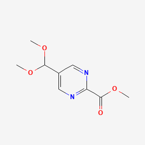 Methyl 5-(dimethoxymethyl)pyrimidine-2-carboxylate