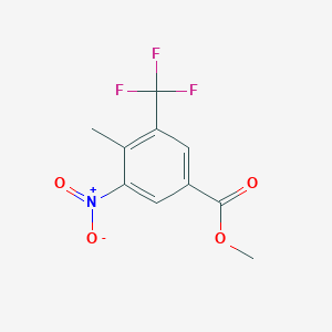 Methyl 4-methyl-3-nitro-5-(trifluoromethyl)benzoate