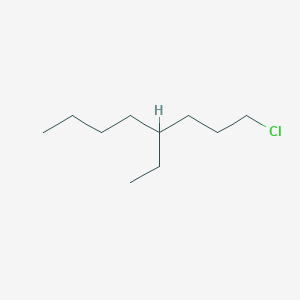 molecular formula C10H21Cl B13486894 1-Chloro-4-ethyloctane 