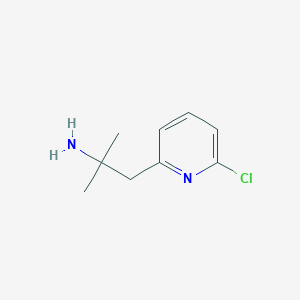 1-(6-Chloropyridin-2-YL)-2-methylpropan-2-amine