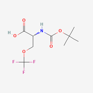 N-(Tert-butoxycarbonyl)-O-(trifluoromethyl)-D-serine