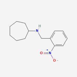 molecular formula C14H20N2O2 B1348695 N-(2-nitrobenzyl)cycloheptanamine CAS No. 355382-89-7