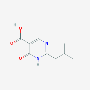 2-Isobutyl-6-oxo-1,6-dihydropyrimidine-5-carboxylic acid