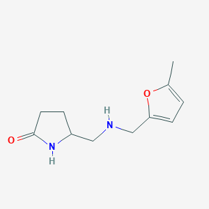 5-((((5-Methylfuran-2-yl)methyl)amino)methyl)pyrrolidin-2-one