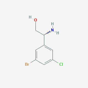 (2r)-2-Amino-2-(3-bromo-5-chlorophenyl)ethan-1-ol