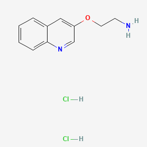 2-(Quinolin-3-yloxy)ethan-1-amine dihydrochloride