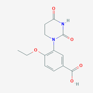 3-(2,4-Dioxohexahydropyrimidin-1-yl)-4-ethoxy-benzoic acid