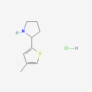 2-(4-Methylthiophen-2-yl)pyrrolidine hydrochloride