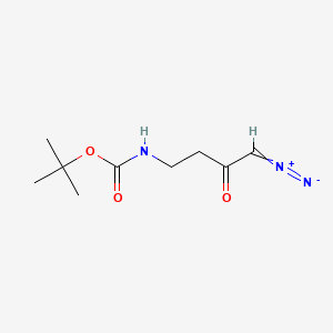 tert-butyl N-(4-diazo-3-oxobutyl)carbamate