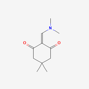 molecular formula C11H17NO2 B1348703 2-((二甲氨基)亚甲基)-5,5-二甲基环己烷-1,3-二酮 CAS No. 75039-59-7
