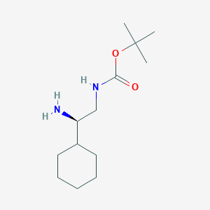 tert-butyl N-[(2R)-2-amino-2-cyclohexylethyl]carbamate