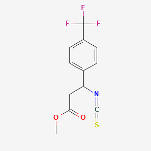 Methyl 3-isothiocyanato-3-(4-(trifluoromethyl)phenyl)propanoate