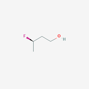 molecular formula C4H9FO B13487098 (3R)-3-fluorobutan-1-ol 