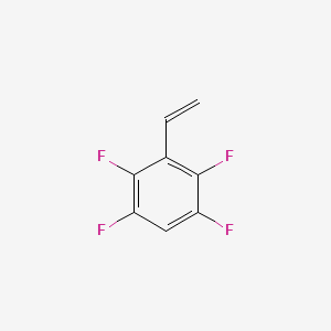 molecular formula C8H4F4 B13487112 2,3,5,6-Tetrafluorostyrene 