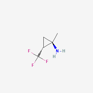 Rel-(1R,2R)-1-methyl-2-(trifluoromethyl)cyclopropan-1-amine