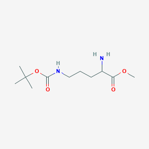 Methyl 2-amino-5-{[(tert-butoxy)carbonyl]amino}pentanoate