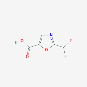 molecular formula C5H3F2NO3 B13487154 2-(Difluoromethyl)-1,3-oxazole-5-carboxylic acid 