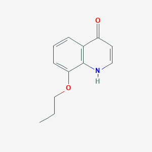 molecular formula C12H13NO2 B13487160 8-Propoxy-1,4-dihydroquinolin-4-one 