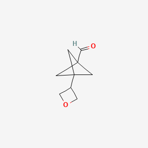 3-(Oxetan-3-yl)bicyclo[1.1.1]pentane-1-carbaldehyde