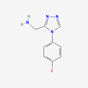 4-(4-Fluorophenyl)-4H-1,2,4-triazole-3-methanamine