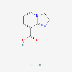 2H,3H-imidazo[1,2-a]pyridine-8-carboxylic acid hydrochloride