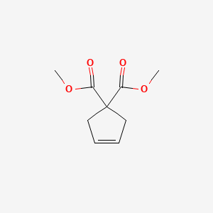 molecular formula C9H12O4 B1348728 3-环戊烯-1,1-二甲基二羧酸酯 CAS No. 84646-68-4