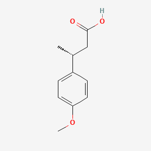 molecular formula C11H14O3 B13487325 (3R)-3-(4-methoxyphenyl)butanoic acid 