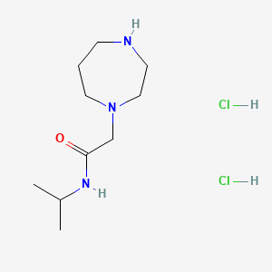 2-(1,4-diazepan-1-yl)-N-(propan-2-yl)acetamide dihydrochloride