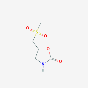 5-((Methylsulfonyl)methyl)oxazolidin-2-one