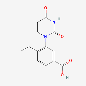 3-(2,4-Dioxohexahydropyrimidin-1-yl)-4-ethyl-benzoic acid