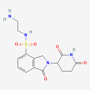 N-(2-aminoethyl)-2-(2,6-dioxopiperidin-3-yl)-1-oxo-2,3-dihydro-1H-isoindole-4-sulfonamide