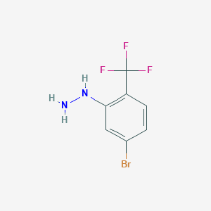 (5-Bromo-2-trifluoromethyl-phenyl)-hydrazine