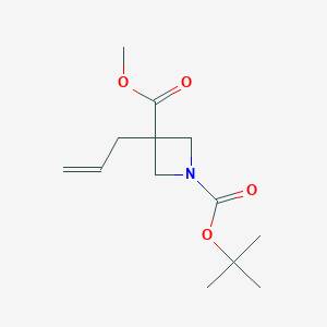 1-(Tert-butyl) 3-methyl 3-allylazetidine-1,3-dicarboxylate