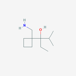 3-(1-(Aminomethyl)cyclobutyl)-2-methylpentan-3-ol