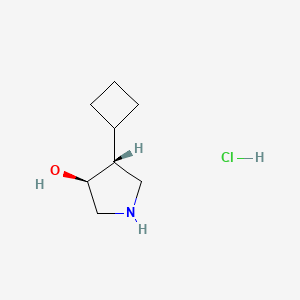 rac-(3R,4S)-4-cyclobutylpyrrolidin-3-ol hydrochloride