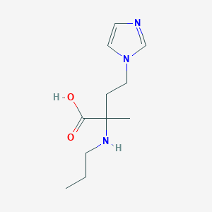 4-(1h-Imidazol-1-yl)-2-methyl-2-(propylamino)butanoic acid