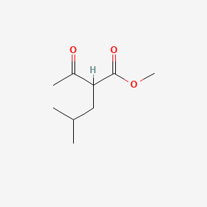 molecular formula C9H16O3 B1348748 Methyl 2-acetyl-4-methylpentanoate CAS No. 51756-09-3