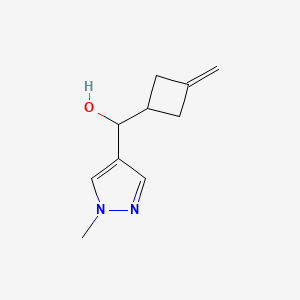 (1-methyl-1H-pyrazol-4-yl)(3-methylidenecyclobutyl)methanol