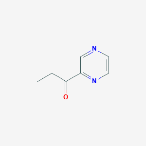 molecular formula C7H8N2O B1348762 1-(Pyrazin-2-yl)propan-1-one CAS No. 51369-99-4