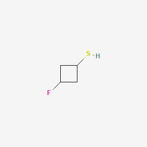 3-Fluorocyclobutane-1-thiol