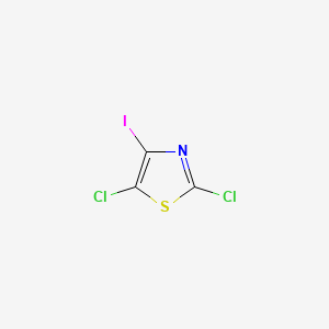 molecular formula C3Cl2INS B13487656 2,5-Dichloro-4-iodo-1,3-thiazole 